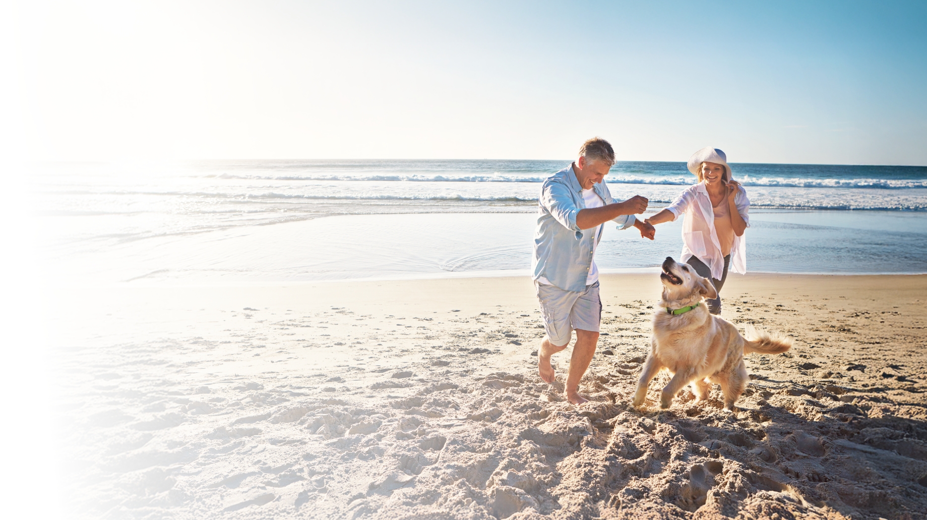 A couple dancing on the beach